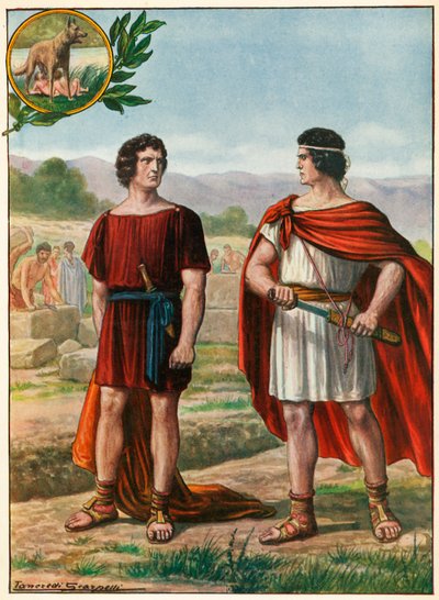 Romulus og Remus av Tancredi Scarpelli