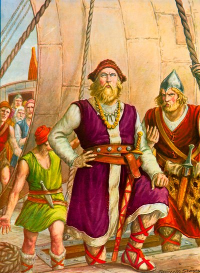 Atlanterhavsekspedisjonen til Leif Ericsson av Tancredi Scarpelli