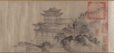 The Pavilion of Prince Teng, datert 1352. av Tang Di