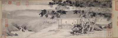 Drikker om natten, Ming-dynastiet, ca. 1520-23 av Yin Tang