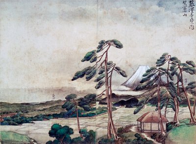 Utsikt over Kanagawa-kysten av Tani Buncho