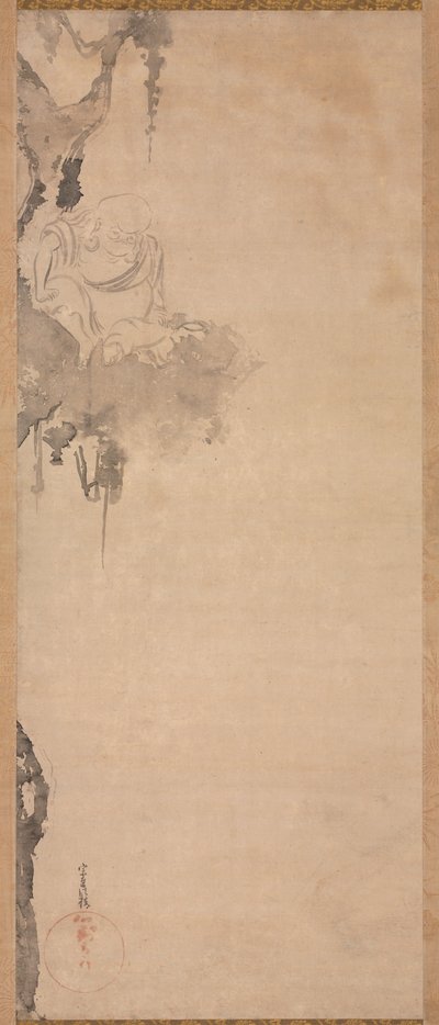 Zen-presten Choka, 1600-1640. av Tawaraya Sotatsu