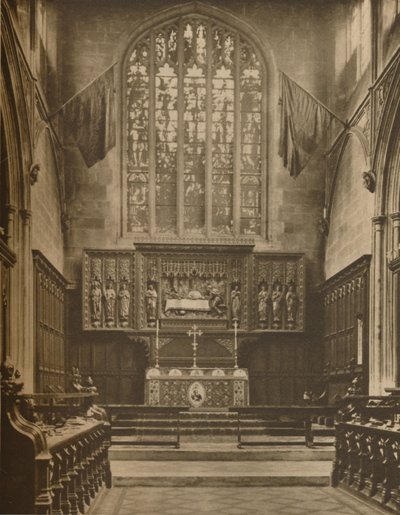 Chancel and East Window of St. Margarets, Westminster, c1935. av Taylor
