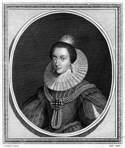 Elizabeth, kurfyrst Palatine og dronning av Böhmen, 1787. av Taylor