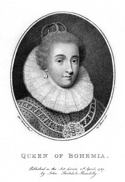 Elizabeth, kurfyrst Palatine og dronning av Böhmen, 1787. av Taylor