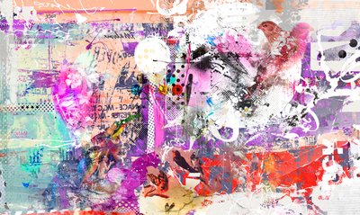 En nøkkel til forskjell, 2016 (Collage on canvas) av Teis Albers
