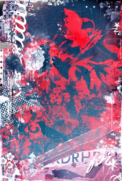Beyond Leisure, 2015 (Collage på lerret) av Teis Albers