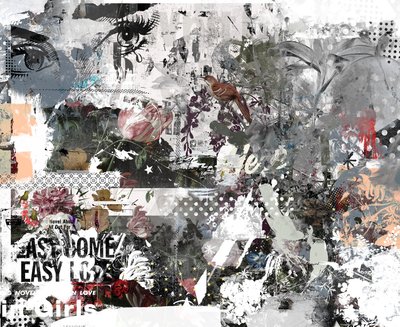 Easy Come Easy Go, 2017 (Collage på lerret) av Teis Albers