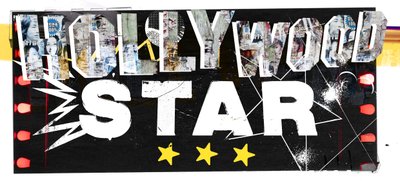 Hollywood Star, 2015 (Collage på lerret) av Teis Albers