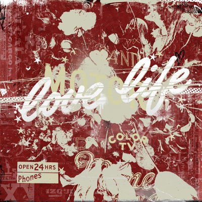 Love Life, 2015 (Collage på lerret) av Teis Albers