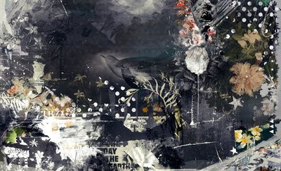 On a Branch, 2015 (Collage on canvas) av Teis Albers