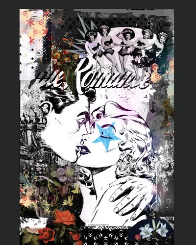 True Romance, 2018 (Collage på lerret) av Teis Albers