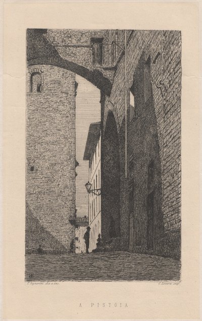 In Pistoia [In Pistoia] av Telemaco Signorini
