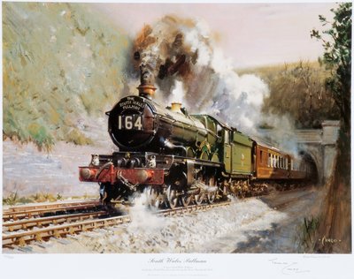 South Wales Pullman, ca. 1971 (trykk) av Terence Cuneo