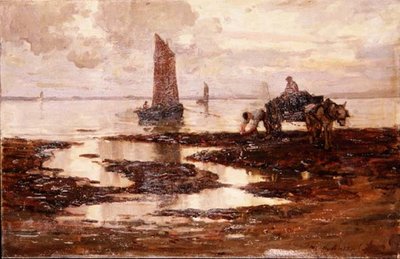 Stille kveld (olje på lerret) av Terrick Williams