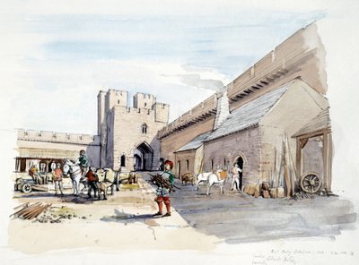 Etal slott, c1513, c1990-2010 av Terry Ball