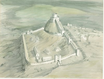 Launceston Castle, Weston Road, Launceston, Cornwall, 1980-1989. av Terry Ball