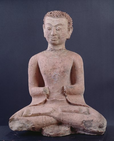 Disippel i tilbedelse (terrakotta) av Thai School