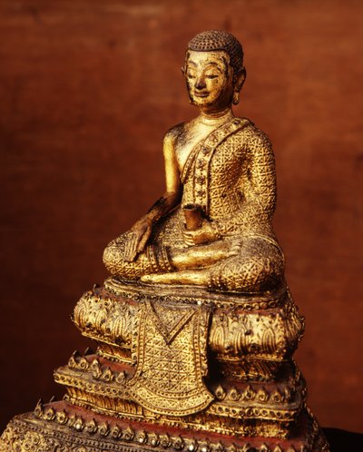 Munkebilde fra tidlig på 1800-tallet (bronse) av Thai School