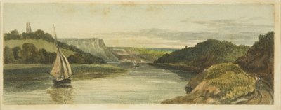The Avon under Sea Walls, ca. 1820 (blyant og akvarell på papir) av The Rev. John Eagles