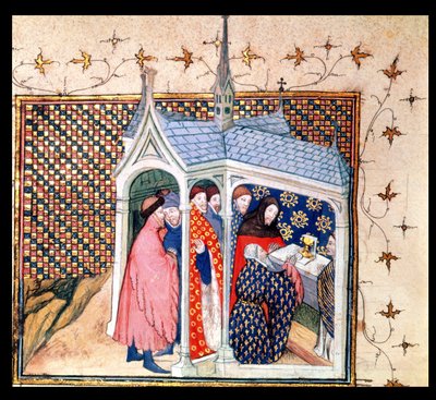 Harl 1319 f.41v Jarlen av Northumberlands ed fra 