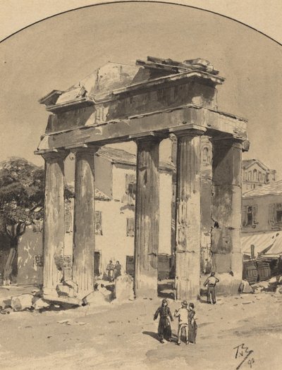 Den gamle markedsporten av Themistocles von Eckenbrecher