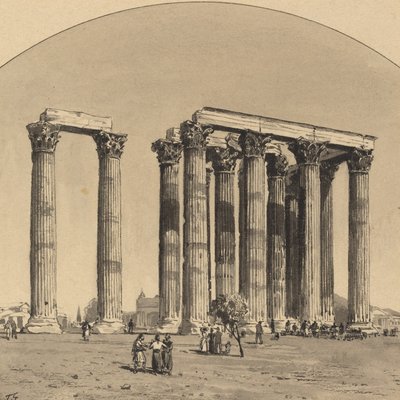 Tempel til den olympiske Zeus av Themistocles von Eckenbrecher