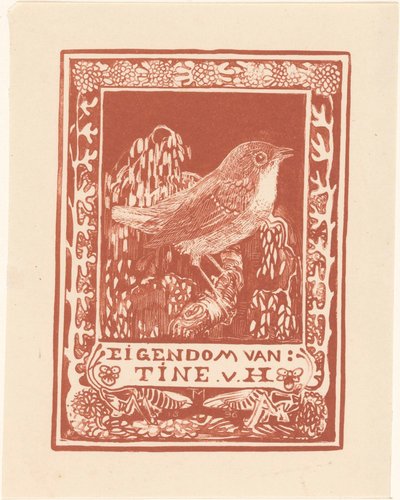 Ex libris av Tine van Hoytema av Theo van Hoytema