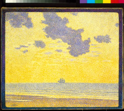 Store skyer (olje på lerret) av Théo van Rysselberghe