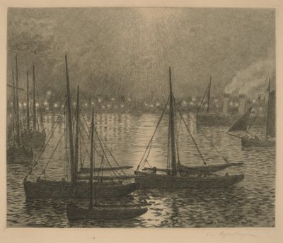 Boulogne av Théo van Rysselberghe