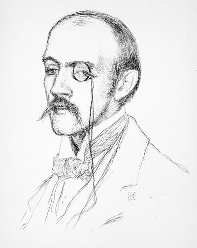 Henri de Régnier av Théo van Rysselberghe