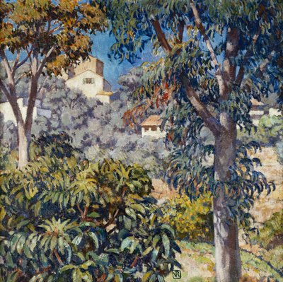 Sørlandets landskap, ca.1920-1922 av Théo van Rysselberghe