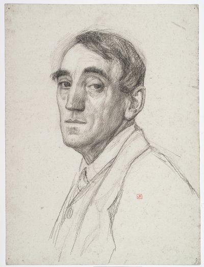 Selvportrett, 1916 av Théo van Rysselberghe