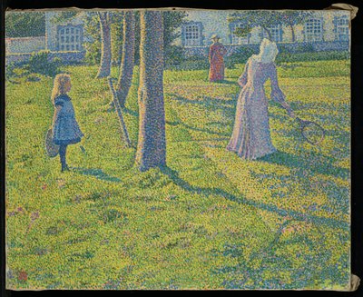 På Thuin eller The Tennis Party av Théo van Rysselberghe