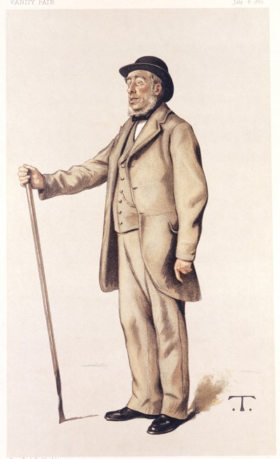 Sir John Lawes, engelsk vitenskapelig landbruker, 1882. av Theobald Chartan