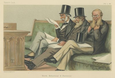 Hennes Majestets motstand: Lord J J Manners, Sir SH Northcote og Sir RA Cross av Theobald Chartran