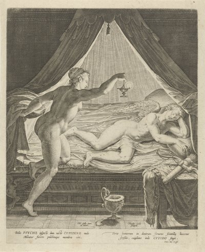 Amor og Psyche av Theodoor Galle