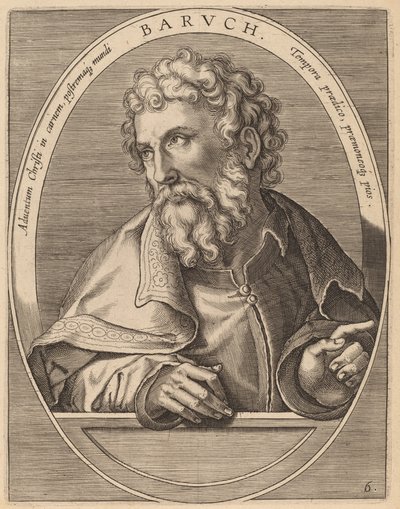 Baruch av Theodor Galle after Jan van der Straet