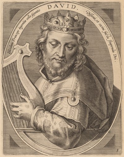 David av Theodor Galle after Jan van der Straet