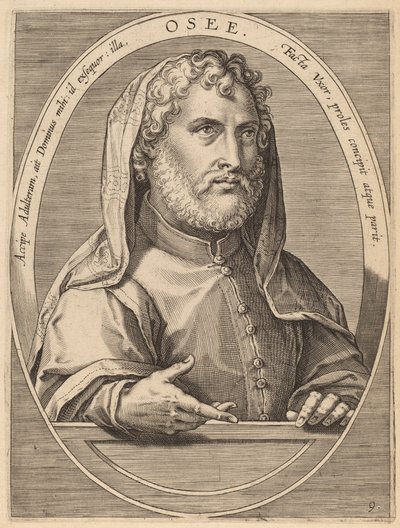 Hosiah av Theodor Galle after Jan van der Straet