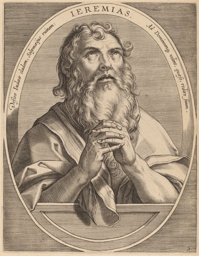 Jeremia av Theodor Galle after Jan van der Straet