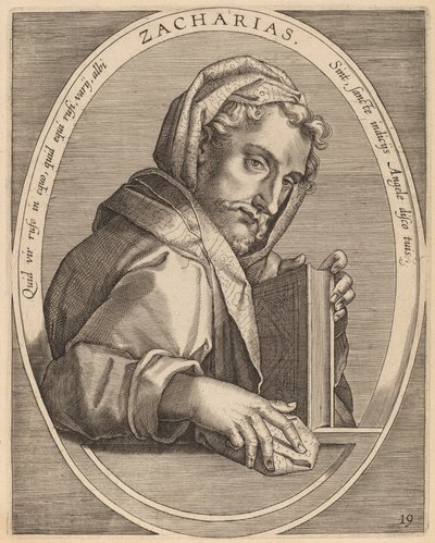 Zaccarias av Theodor Galle after Jan van der Straet