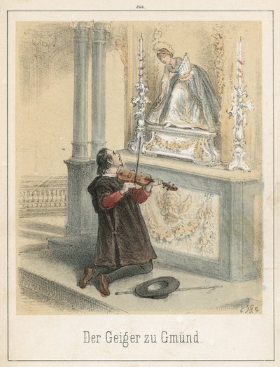 Gmunds spelemann av Theodor Hosemann