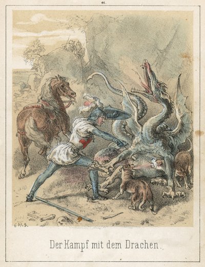 Kampen med dragen av Theodor Hosemann