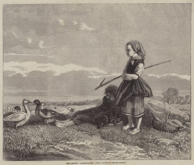 Den tyske gåsejenta av Theodor Hosemann
