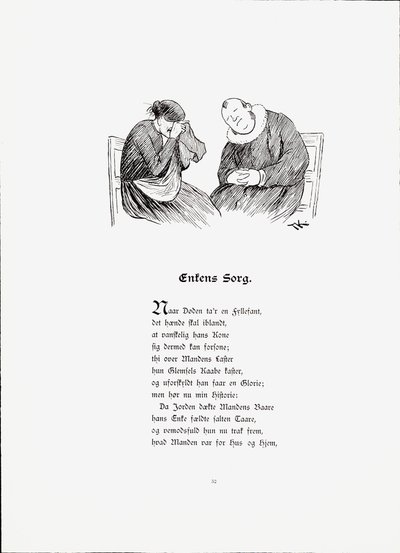 Illustrasjon hentet fra boken Historier av Munthe, Peter og utgitt av Dybwad (no, 1896) av Theodor Kittelsen