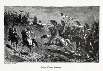 Polsk bevinget kavaleri, 1882 av Theodor Knesing
