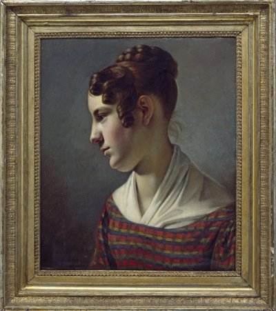 portrett av en jente av Theodor Leopold Weller