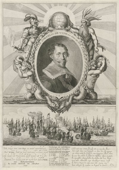 Portrett av Witte Cornelisz. de With av Theodor Matham