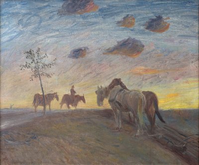Kveldslandskap av Theodor Philipsen